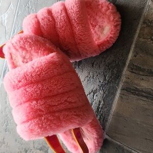 Girls vibrant UGG slippers